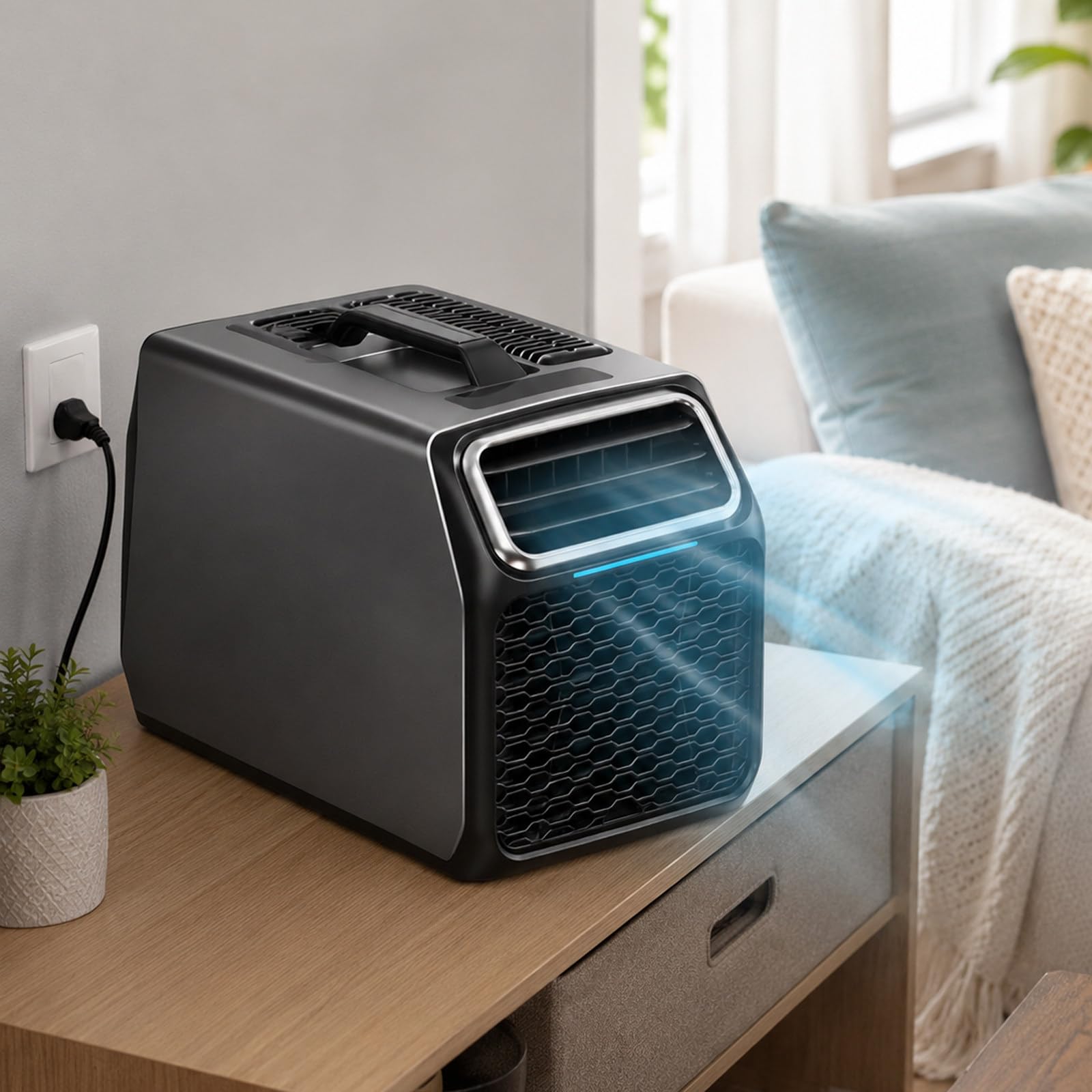 5000 BTU Air Conditioner, 220V Portable AC for Camping, RV & Tent