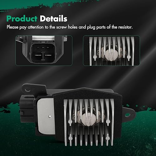 Miniatura 788 de SCITOO Resistencia de motor de ventilador HVAC para 2008-2013 para Chrysler 300/2008-2016 para Town & Country/2008-2010 para Dodge Charger/2008-2018