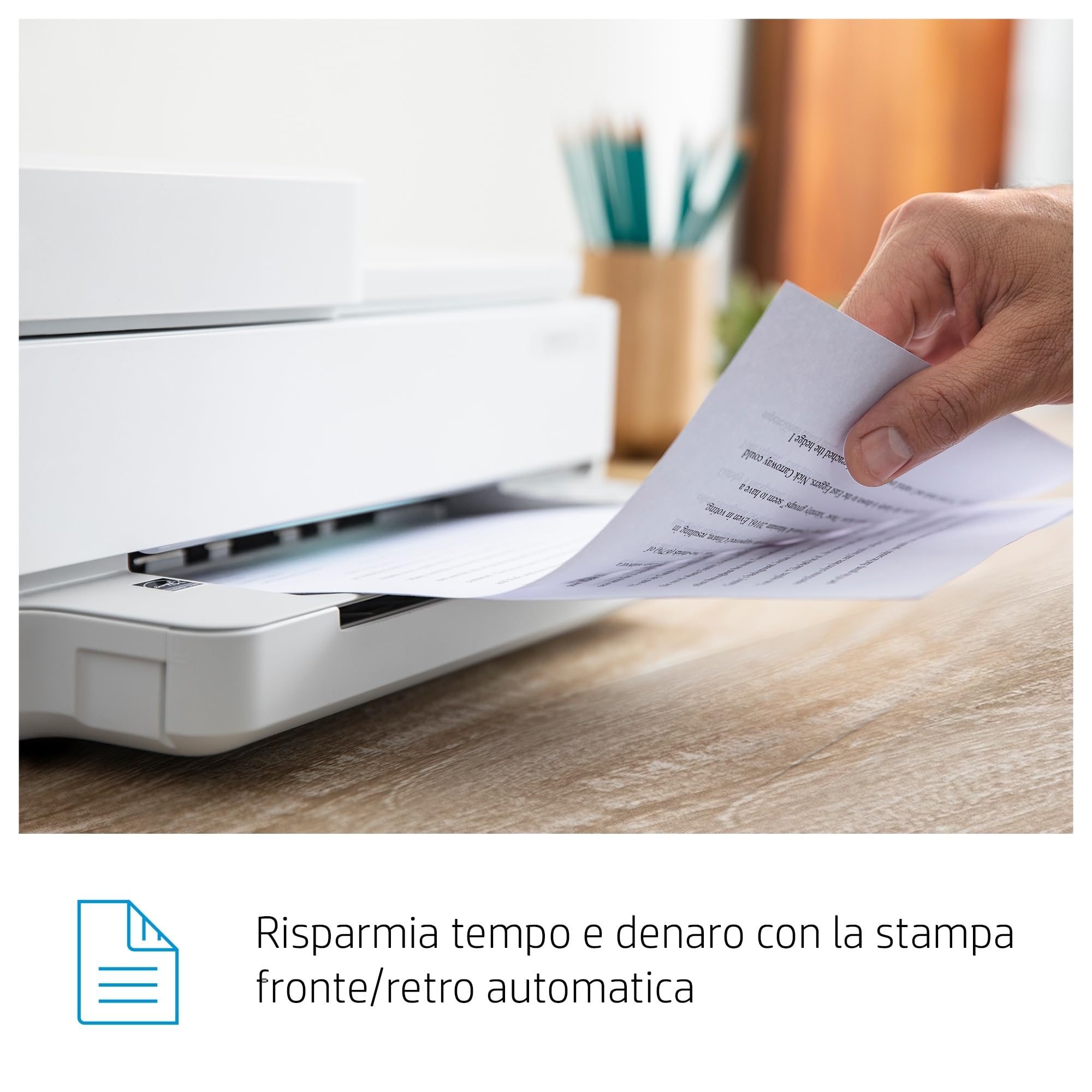 HP DeskJet 4120e Stampante Multifunzione, Bluetooth,36.11 x 43.25 x 17.4 cm, Bianco