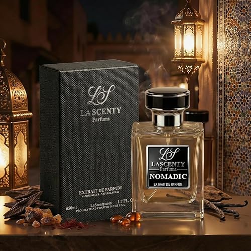 Miniatura 3 de NOMADIC  Inspirado en Ombre Nomade para hombres y mujeres (1.7 onzas  1.7 fl oz)  Extrait de Parfum  Aroma de rosa ámbar ahumado de larga duración