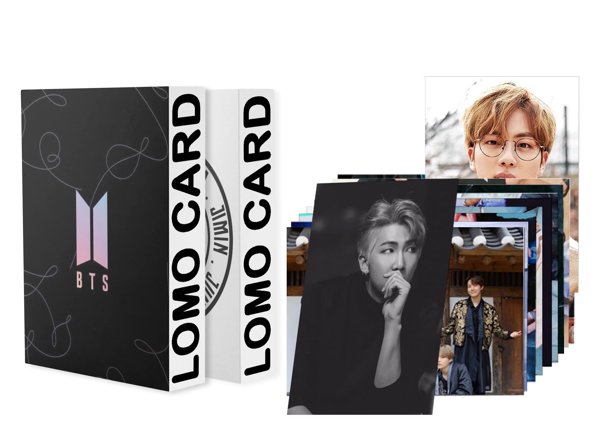 The Merch Arena BTS Photocard andise Gift Collection Wall Room Decor Birthday Decoration BTS Stuff Items – Bangtan Boys BTS Kpop Stationary - 36 Premium Lomocards