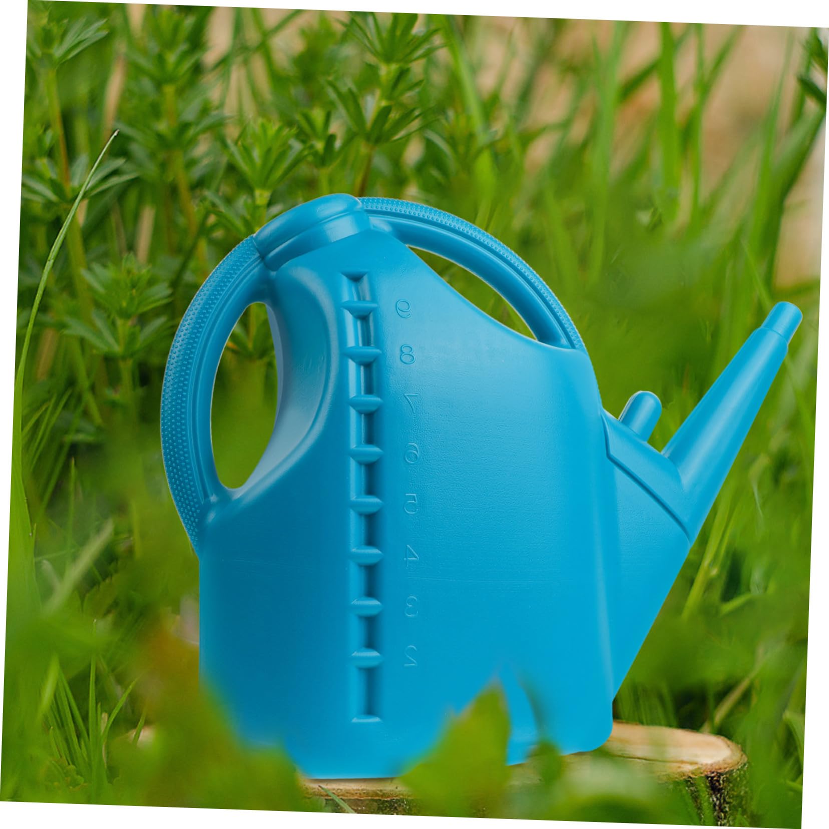 10l Gießkanne aus Kunststoff, Blau, mit Langem Ausguss | Präzises Gießen für Pflanzen und Sukkulenten, für Gartenarbeit und Bad, Geeignet für Erwachsene und Kinder