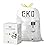 EKO 21 Gallon / 50-90 Liter,110 CountDrawstring Trash Bags, Extra-Strong Unscented Garbage Bags, Easy-Dispense Roll for Kitchen & Household Use, Resists Tears, Leaks and Punctures, Code G, White