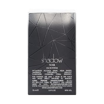 Ajmal Shadow Noir, 2.5 Ounce