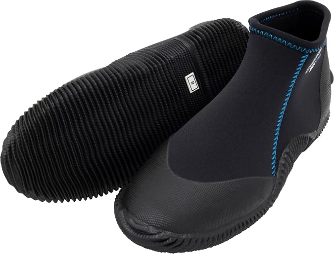 CRESSI Adult Neoprene Diving Boots with Anti-Slip Rubber Sole for Water Sports - Ibiza 3mm