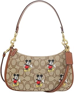 [コーチ] バッグ(ショルダーバッグ) FCM196 CM196 カーキ×レッドウッドマルチ ディズニー コラボ ミッキーマウス テリ シグネチャー ジャカード ショルダー バッグ レディース [アウトレット品] [ブランド] [並行輸入品]