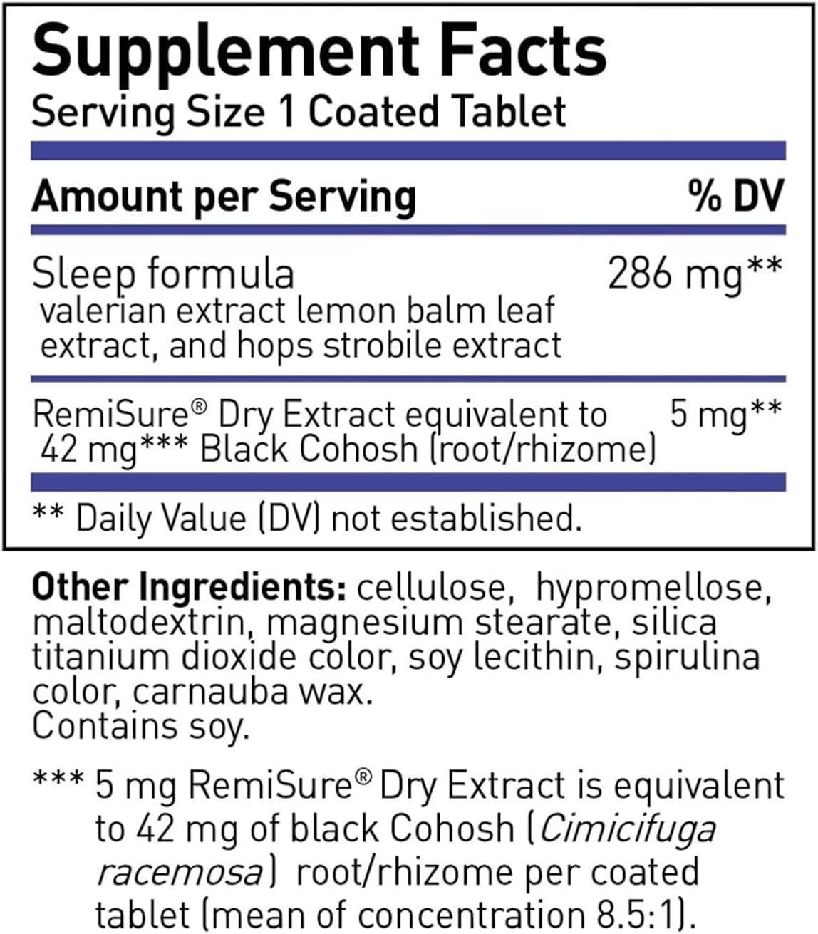 Remifemin Good Night - Menopause Symptoms Relief & Restful Sleep Support - Clinically Proven Ingredients - Menopause Supplements - Black Cohosh - Estrogen-Free - Made in Germany - 60 Tablets