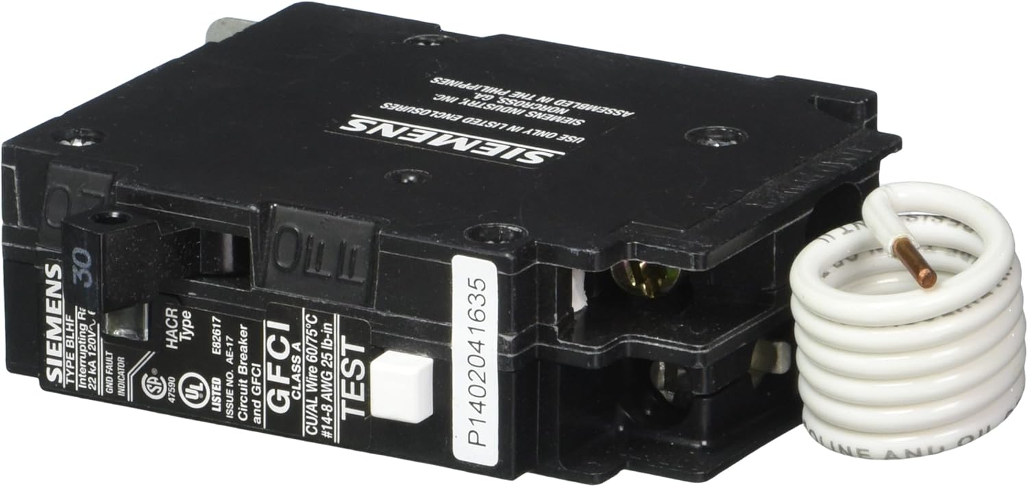 Siemens BF130H 30-Amp Single Pole 120-Volt22KAIC Ground Fault Circuit interrupter
