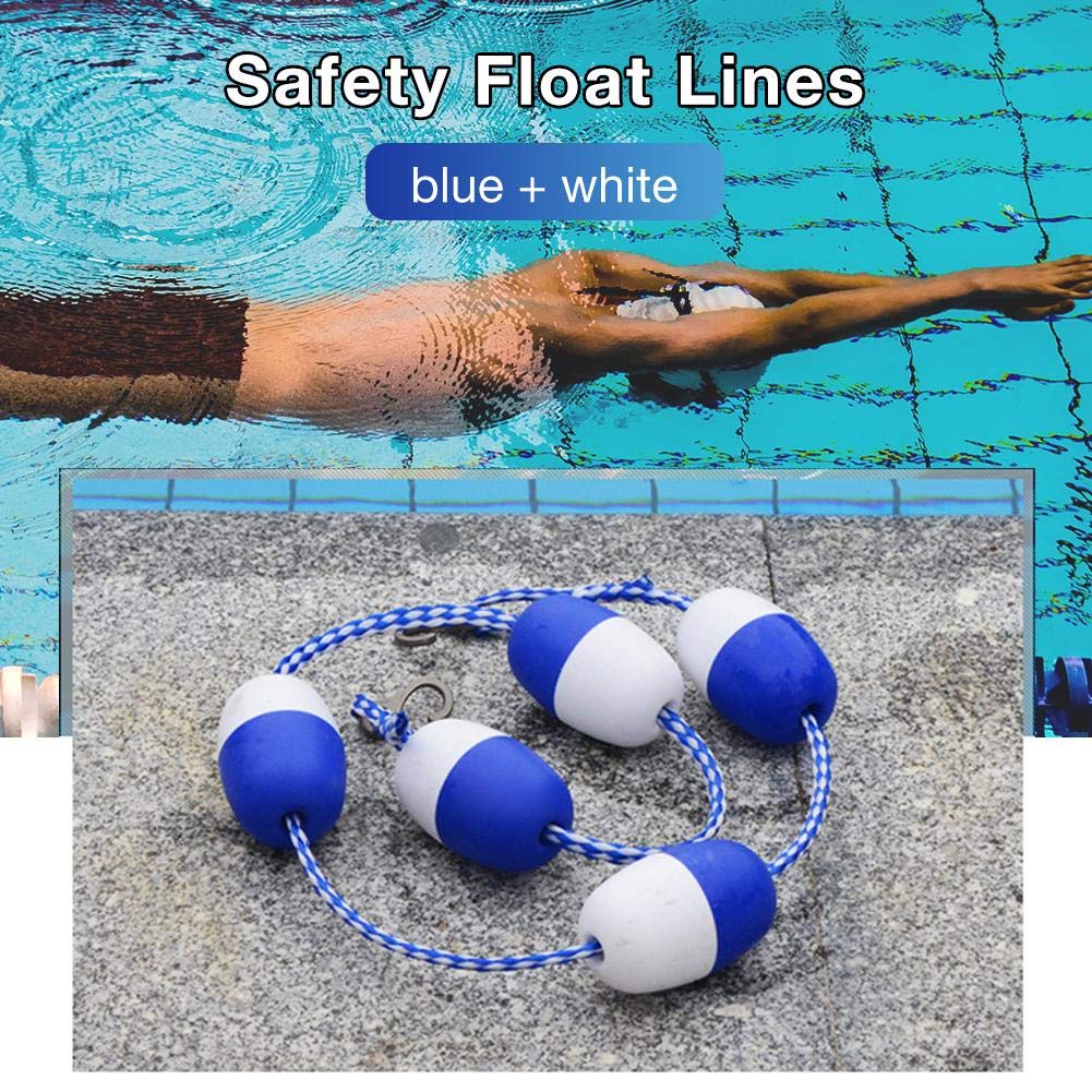 Safety Float Lines With 11 Floats, 16Feet(5m),Swimming Pool Safety