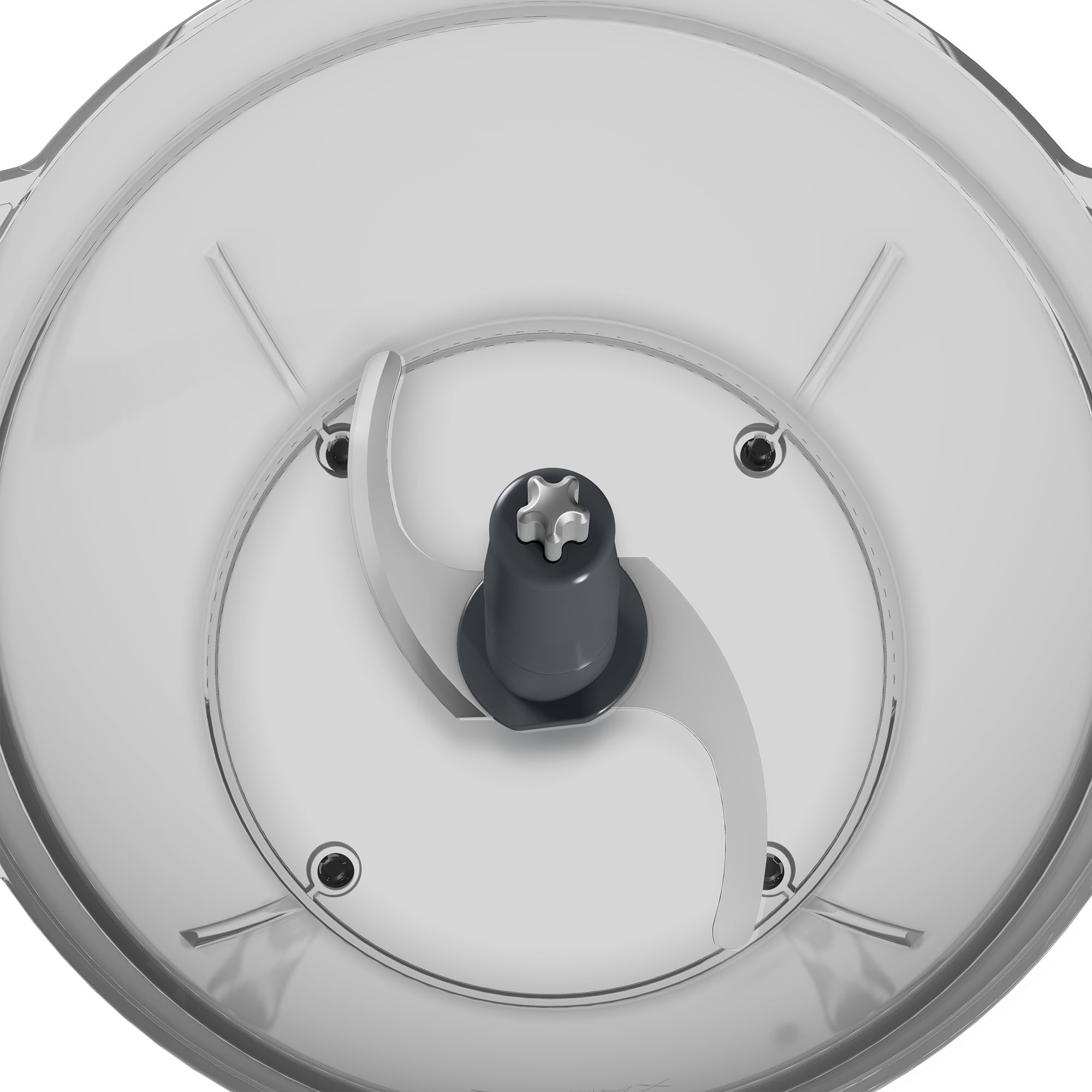 Grundig CH 5320 Tritatutto Multifunzione 500W con 2 Lame in Acciaio Inox Contenitore in Vetro da 0,5L 2 Livelli Supporto Antiscivolo Uso con una sola Mano, Blocco di Sicurezza