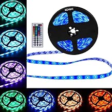 Light Strip 5 Meters Decoration Lighting LED Lights, Remote Control Waterproof 5050 RGB Lamp for Kitchen, Home Theater, Dining Table, Laptop, PC, Monitor, TV Background (Multi-Color)