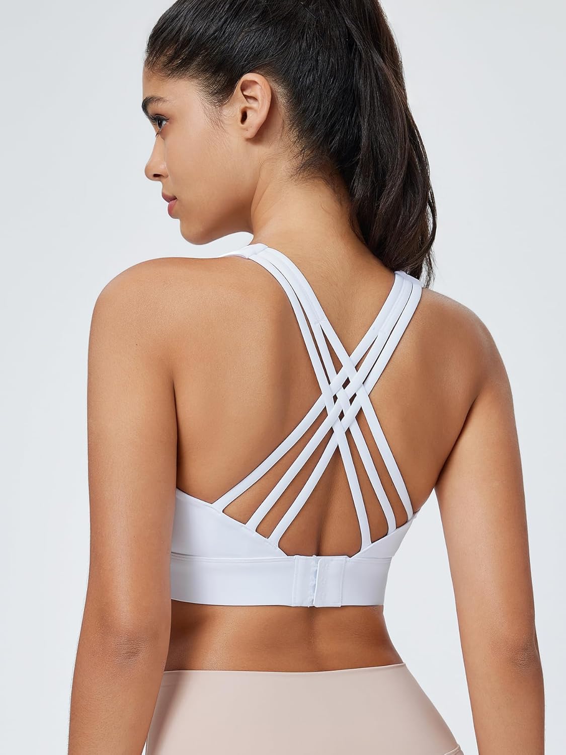 High Impact Sports Bra for Women High Support Molded Cups Strappy Women’s Sports Bra for Workout,Training and Running - Image 2