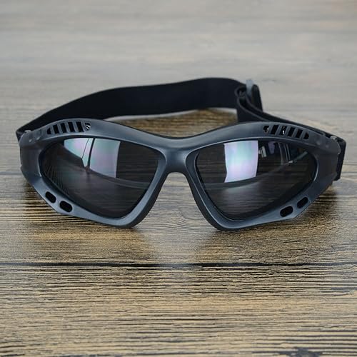 Miniatura 3 de Viriber Gafas de motocicleta - Gafas de protección UV para exteriores, gafas de combate a prueba de polvo Negro -,Verde,Gafas grises,Gafas