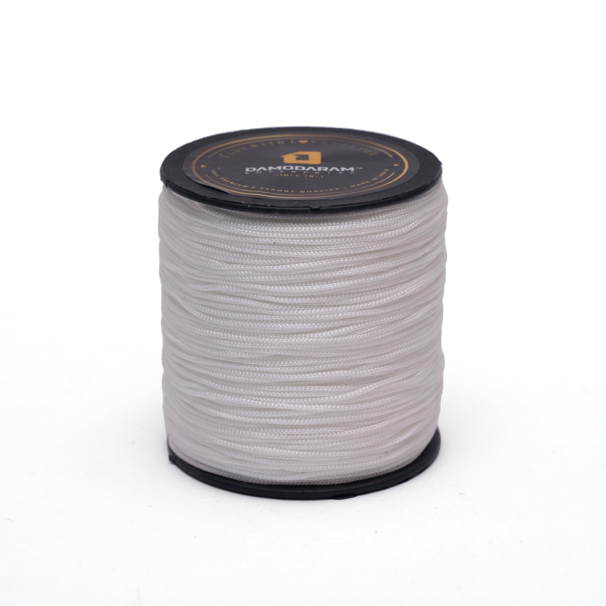 2mm Nylon Macrame Thread Cord/Dori for Art Craft & DIY Projects (100 MTR, Off White)-image-35