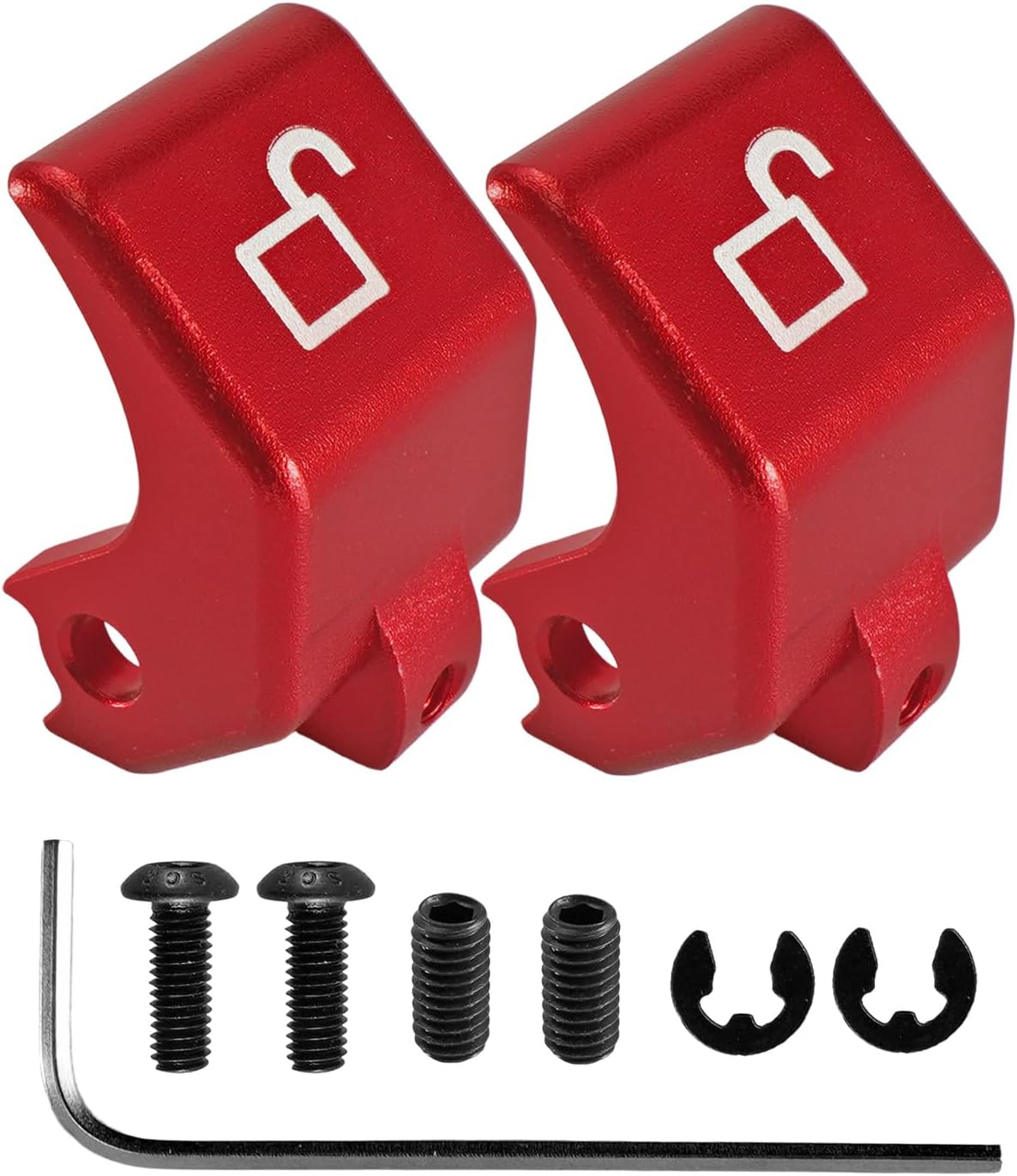 Soft Top Convertible Roof Latch Lock Repair Kit Left & Righ Fit for Mazda Miata 1990 1991 1992 1993 1994 1995 1996 1997 1998 1999 2000 2001 2002, Red