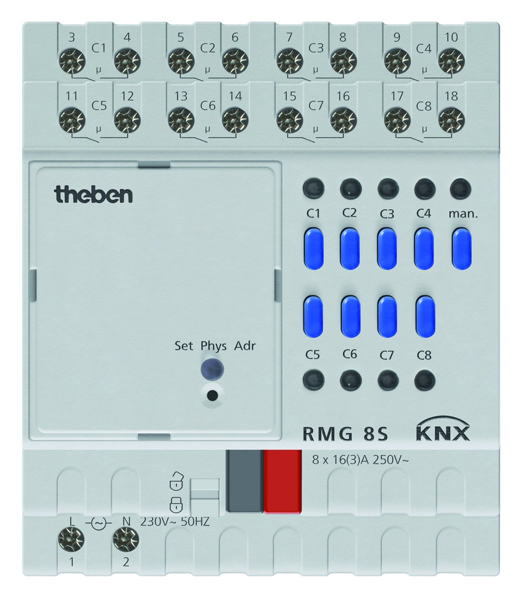 Theben 4930220 RMG 8 S KNX module de relais domotique 8 sorties