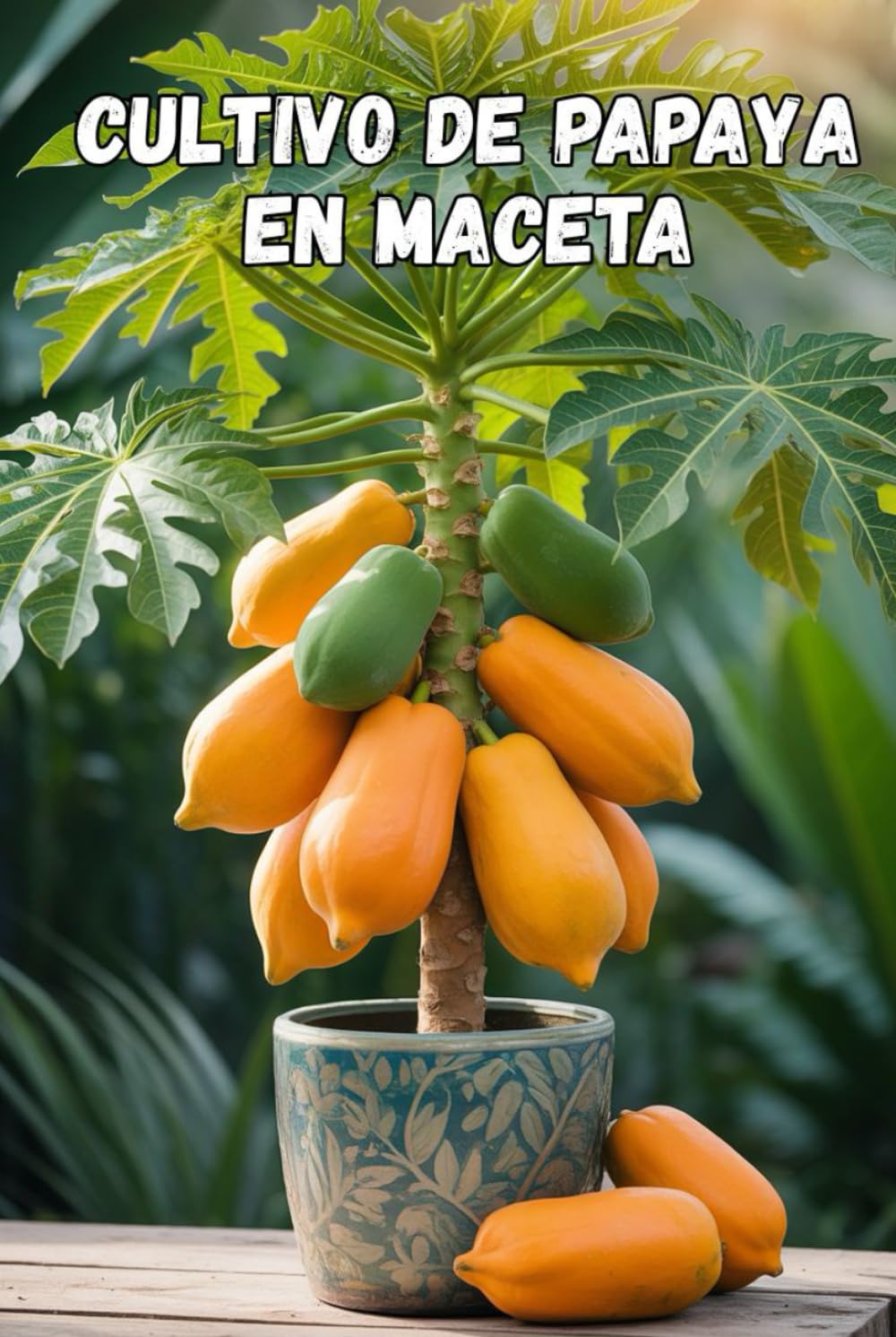 Cultivo de papaya en maceta: Una guía completa paso a paso para cultivar papaya en casa y en un apartamento: desde la plantación hasta la cosecha (frutos).