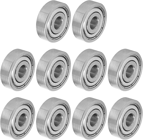 Rodamientos de cerámica para patineta, S625Z, rodamientos de alta velocidad de rotación, paquete de 10 rodamientos de ranura profunda en miniatura