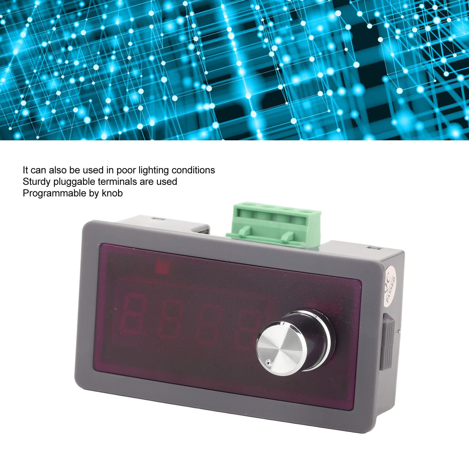 Generador de señal de milivoltios Generador de señal de voltaje multifuncional Mini pantalla LED ajustable Generador de función de voltaje DC 5‑24V