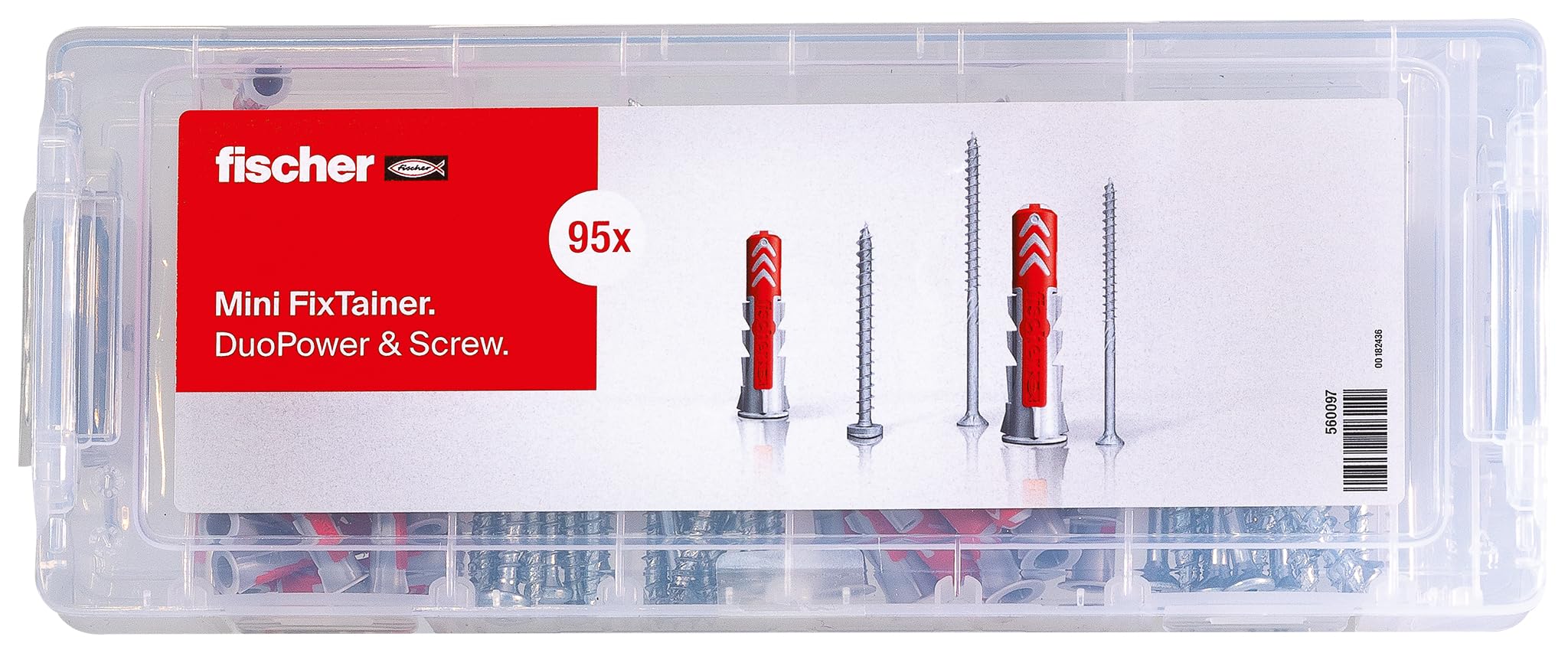 fischer Mini FixTainer DuoPower with PowerFast II Chipboard Screw - Image 2