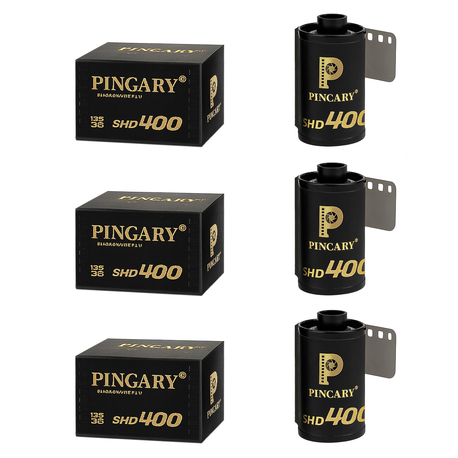 ISO400 35 mm película en blanco y negro para fotografía callejera, rollo de 35 mm con película ISO 400, entrega fácil de escanear para flujo de trabajo editorial en cámaras de 35 mm, 36EXP – 6