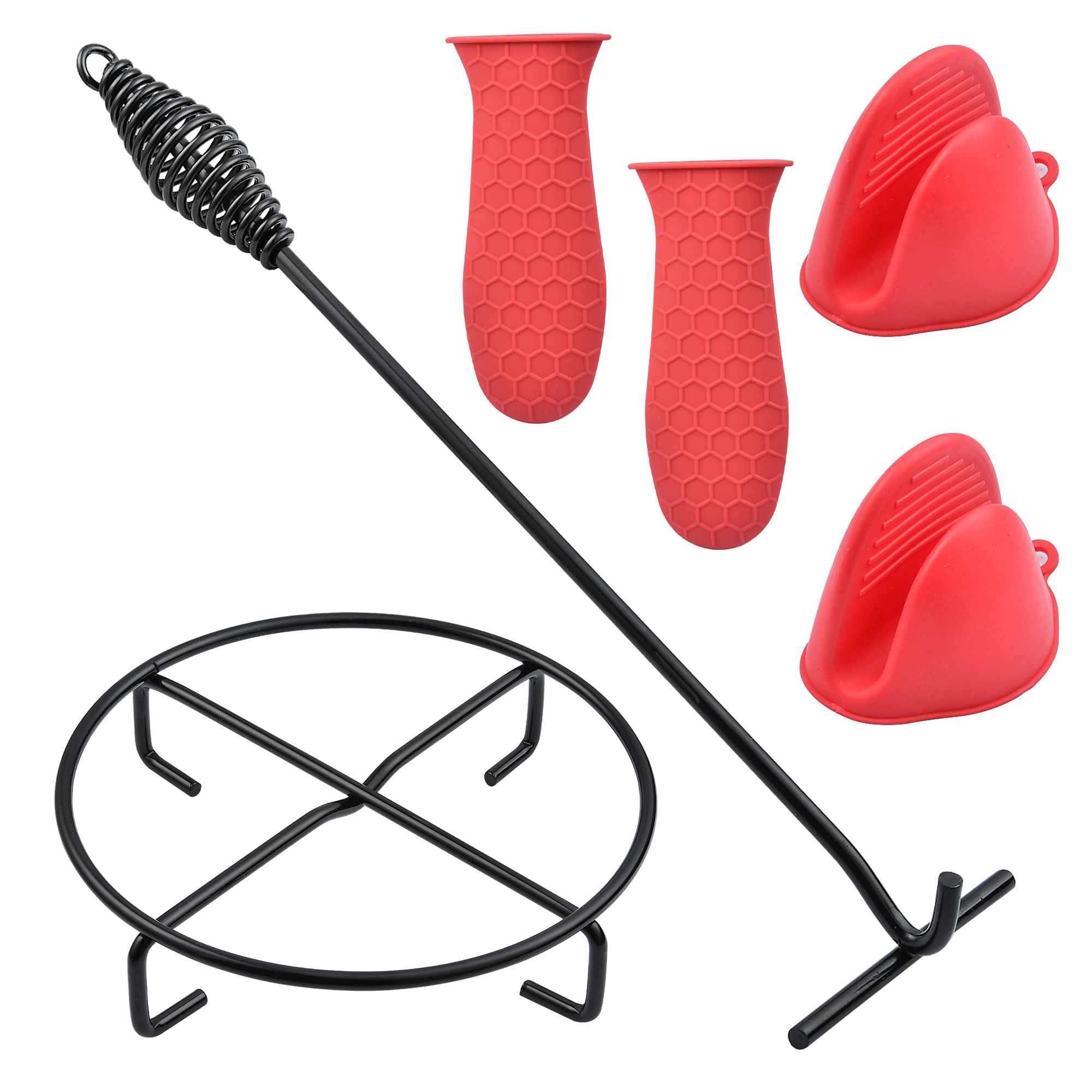 Buy Worldity Dutch Oven Lid Lifter and Camping Pan Holder, Heavy Duty