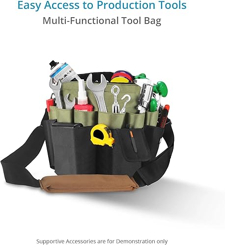 Miniatura 2 de PROAIM Bolsa Cube Stand-by para asistentes de cámara, puños y técnicos  Viene con cómoda correa para el hombro  para herramientas de utilidad y