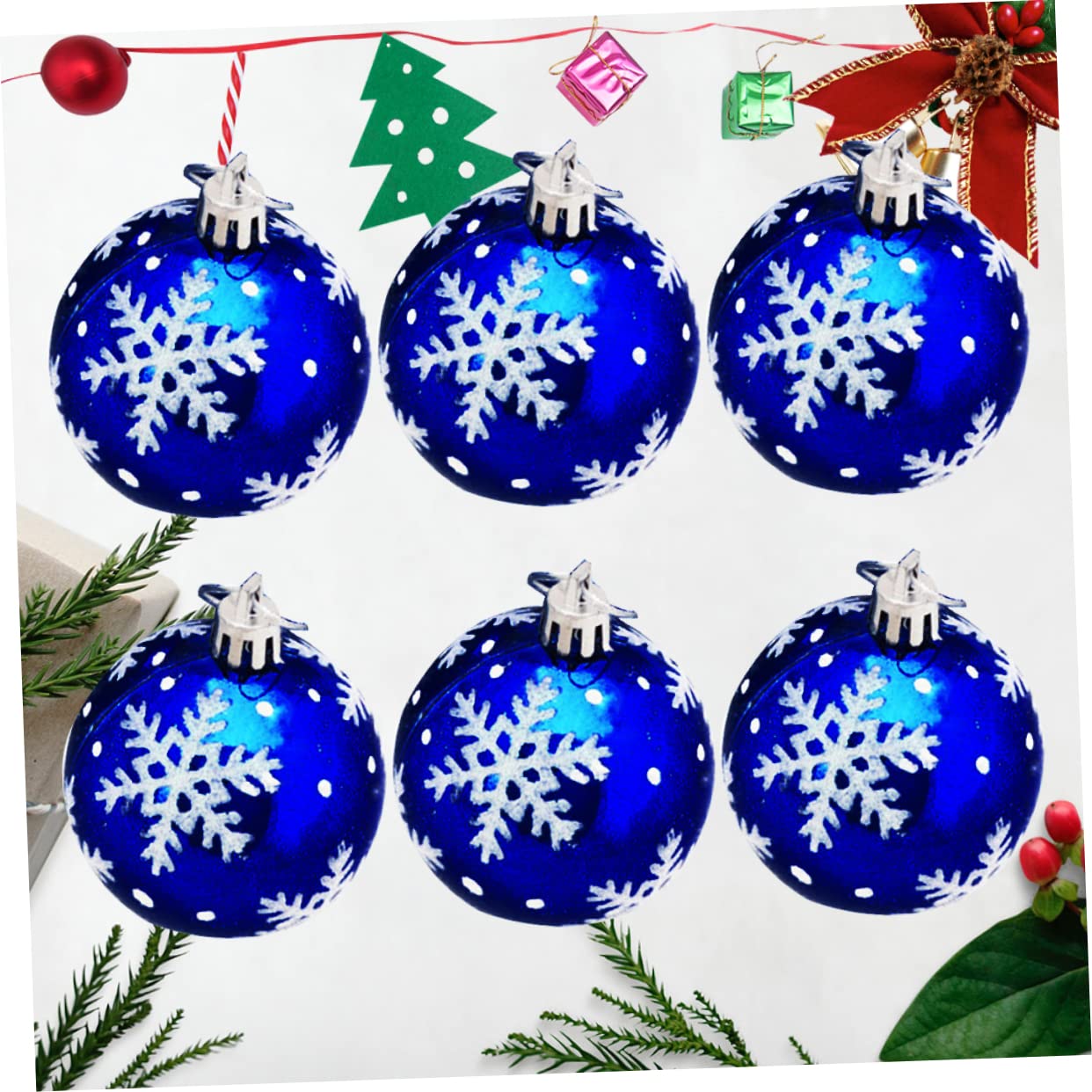 TOPBATHY 30 STK Weihnachtliche Hängende Anhänger Christbaumschmuck Weihnachtsschmuck Kugeln Weihnachtskugel Girlande Bruchsichere Weihnachtskugel Weihnachtsbaum-hängekugel Weihnachtskugeln