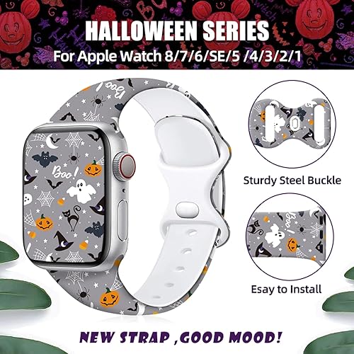 Miniatura 3 de Correa de reloj compatible con Apple Watch Band de 1.496 in 1.575 in 1.614 in 1.654 in 1.732 in 1.772 in iWatch SE Series 8 7 6 5 4 3 2 1,