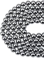 Vista 27 de Cuentas sueltas de 0.315 pulgadas/8mm de piedra natural redonda para hacer joyas con cordón elástico