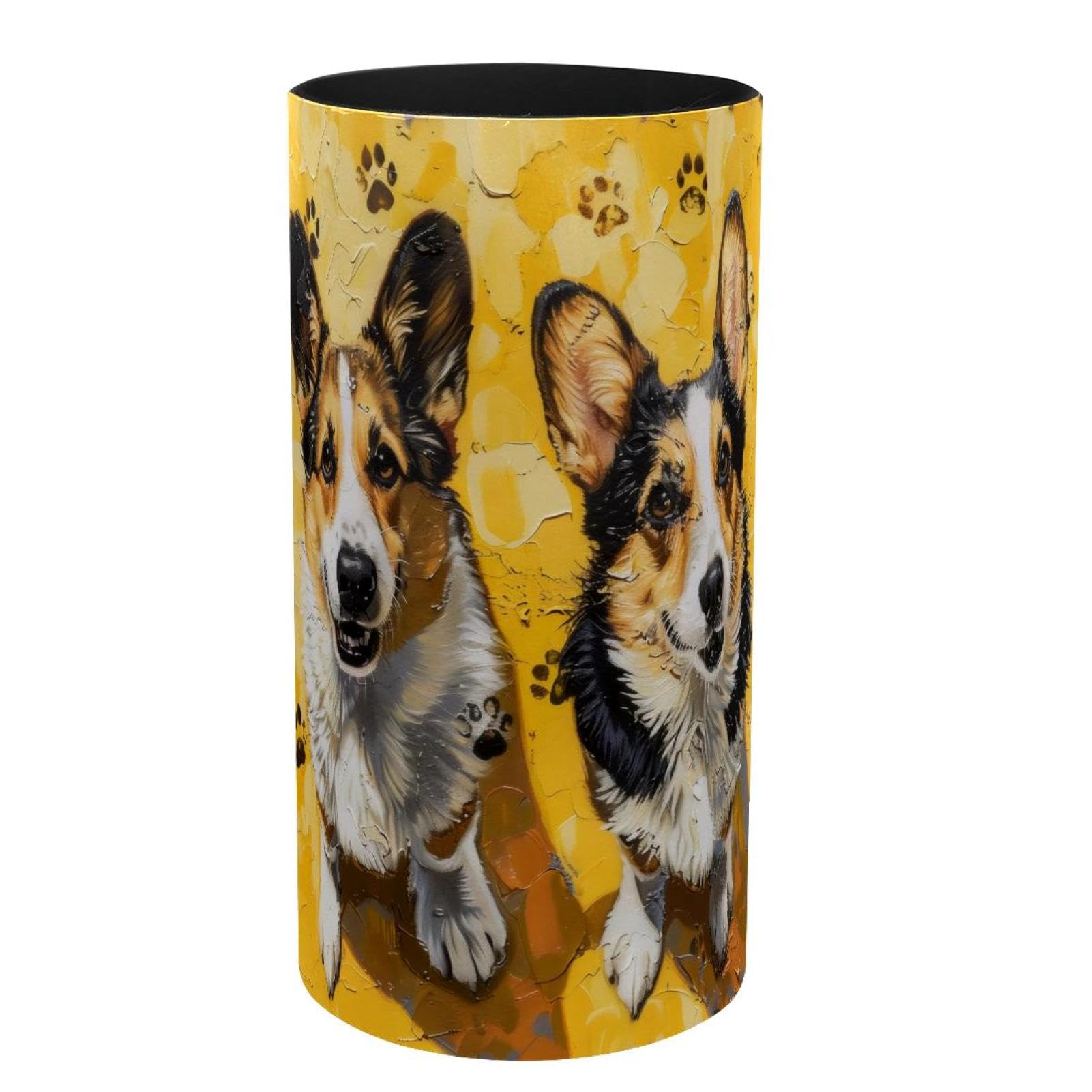 Pot à crayons original et boîte à musique design Corgi, cadeau idéal pour fournitures de bureau
