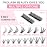 280 Pcs Individual Lashes 30D Mixed Lash Clusters 14 Rows Cluster Lashes that Look Like Eyelash Extensions DIY Lash Extension Self Application At Home (30D-D-14-20mix)