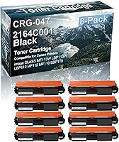 Vista 1 de 8 Pack (Black) Compatible Canon 047 CRG-047 2164C001 Laser Printer Cartridge High Capacity use for Canon Image Class MF110 LBP110 Printer