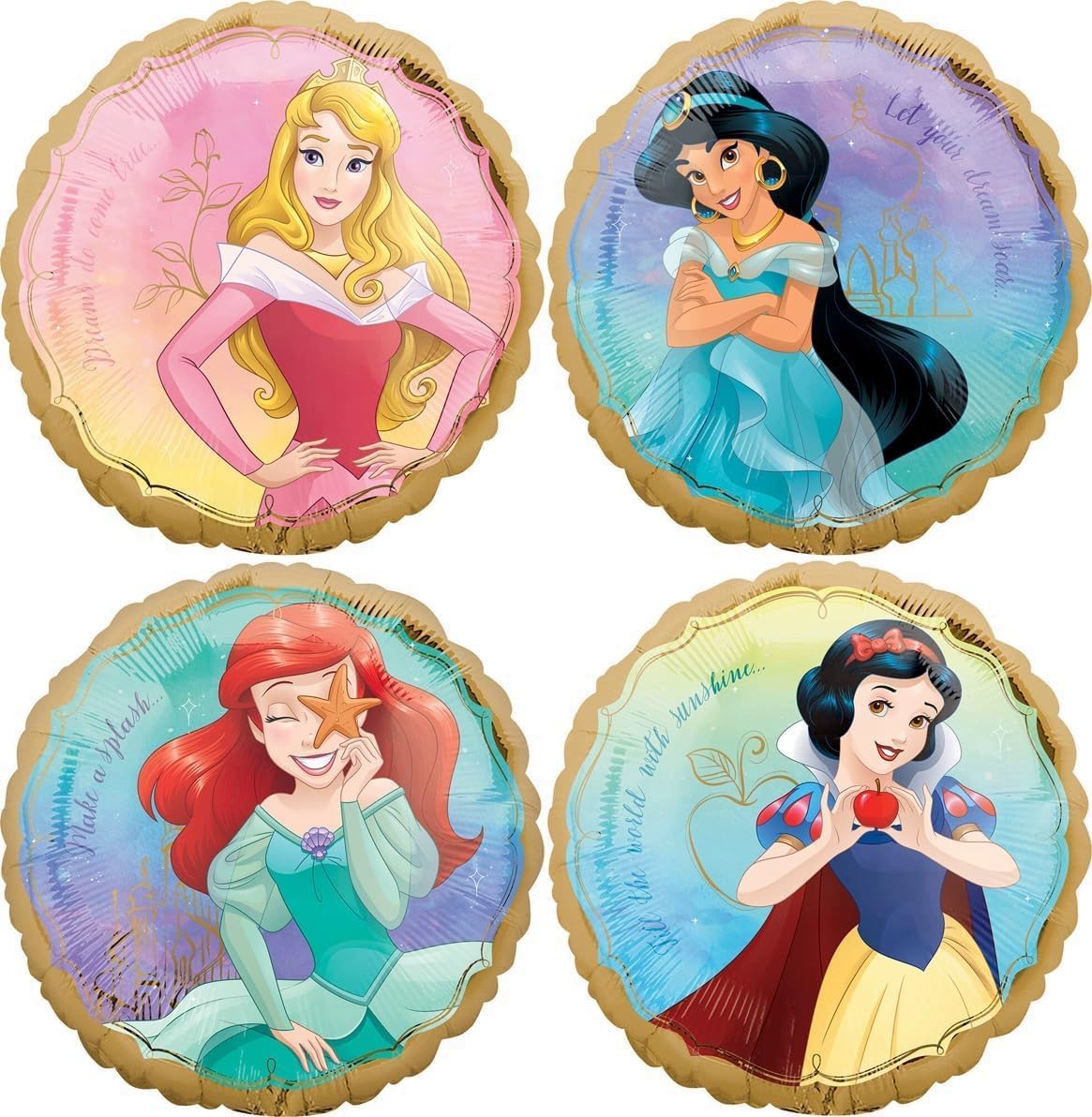 Princess Birthday Party Supplies Airloonz Castle and 8 Princesses Balloon Bouquet Decorations