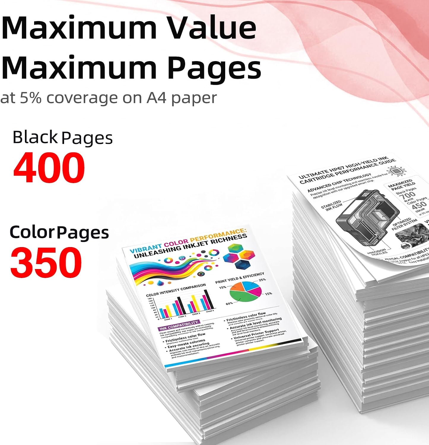 243XL Black Ink Cartridge Replacement for Canon PG 243 XL (2 Pack) image 3