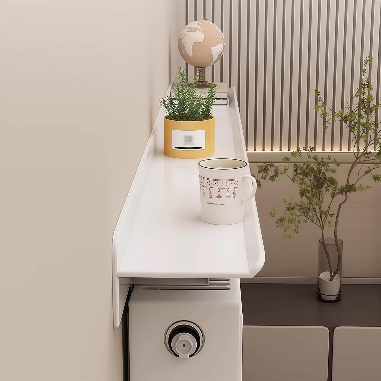 Étagères de radiateur sans perçage pour sublimer la décoration du salon