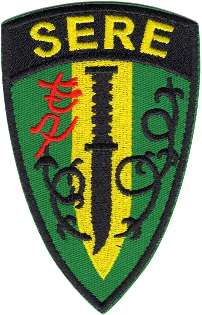 Survival Evasion Resistance Escape SERE School Collectible Novelty Patch Knife Slashing Barbed Wire