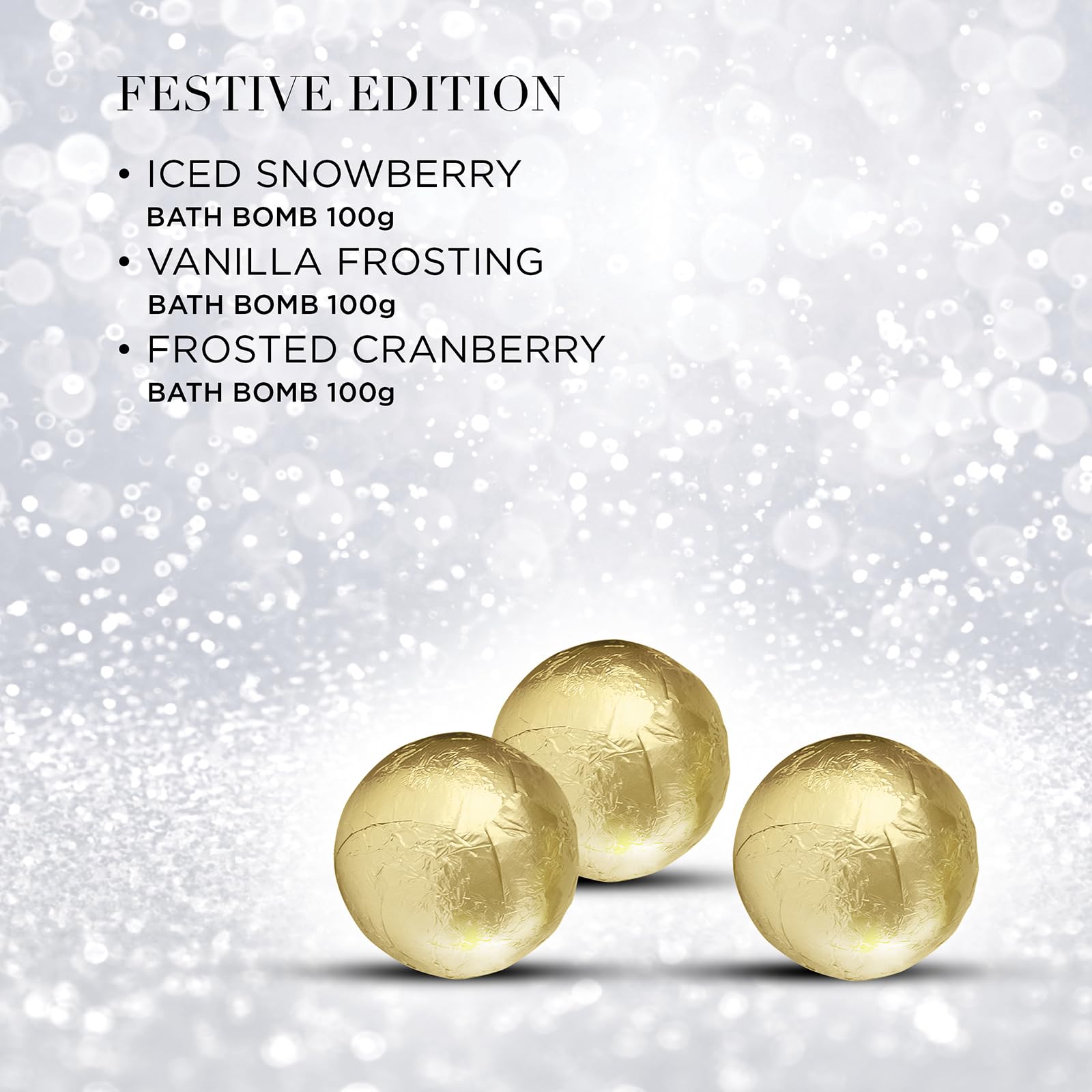 Baylis & Harding Festive Edition Luxury Bath Bomb Gift Set (Pack of 1) - Vegan Friendly - Image 3
