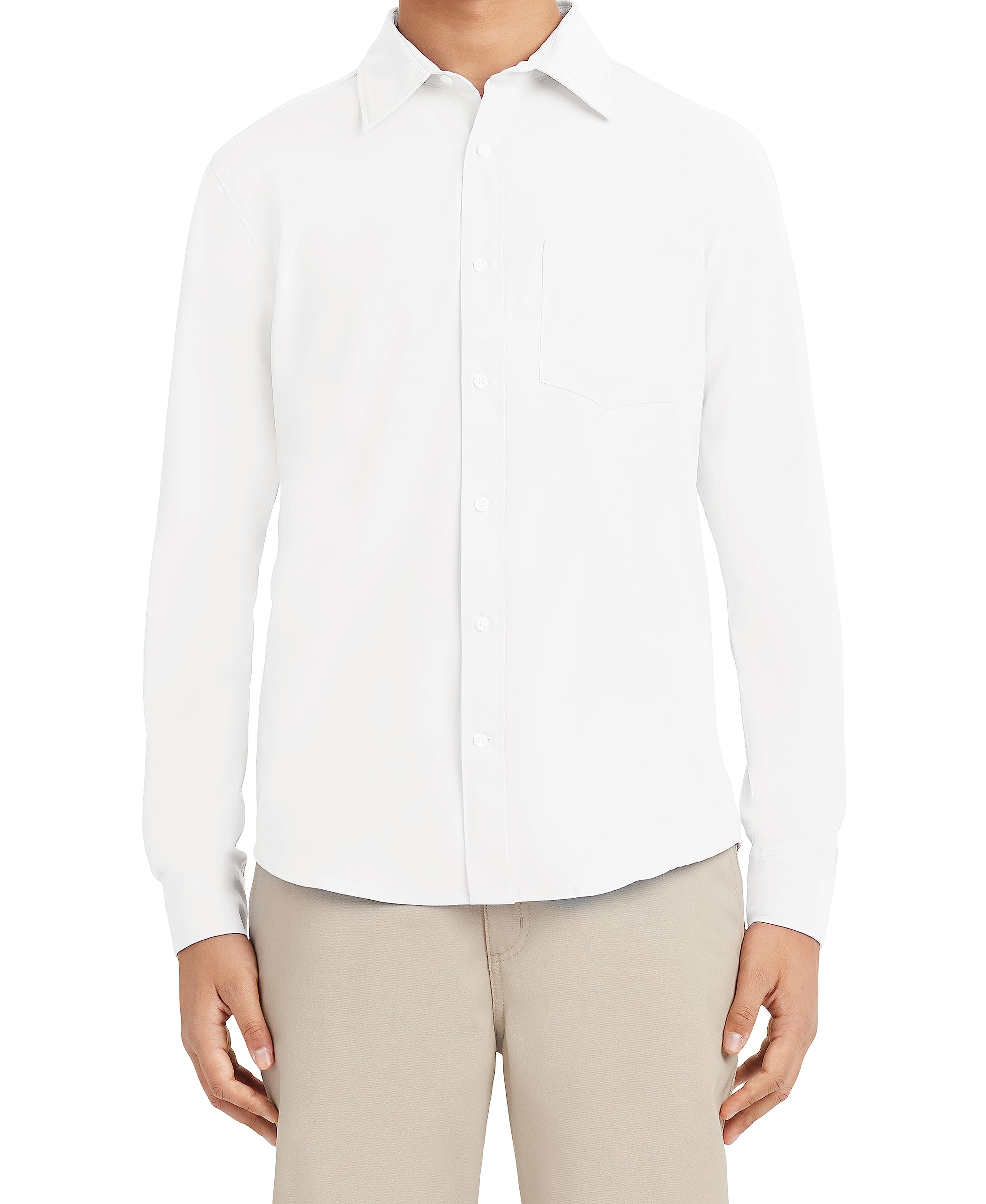 Chemise Ocean Blue UPF 50+ Manches Longues - Blanche Imprimé Pieuvre - Taille M