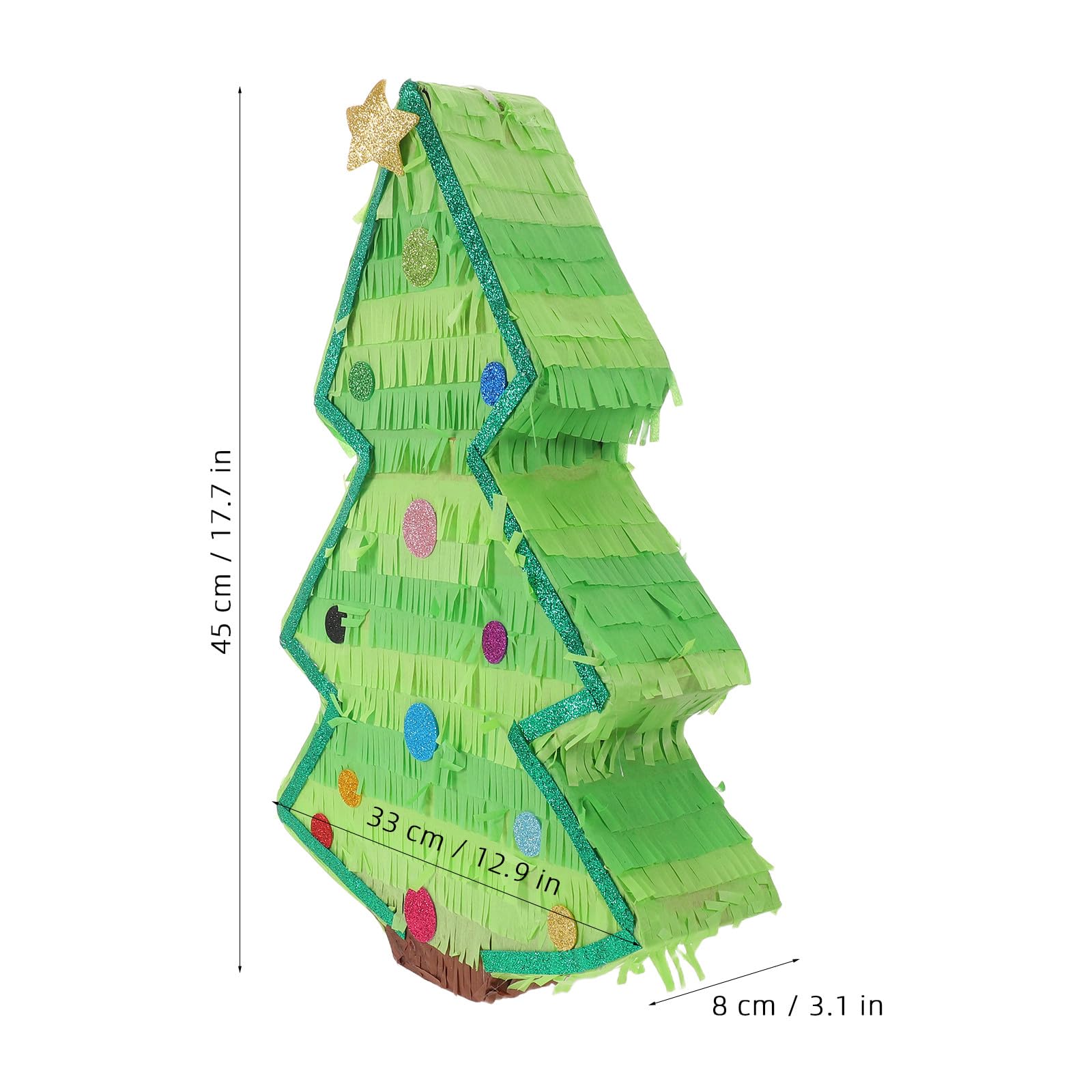 1 Set de Piñata de Árbol de Navidad: Juegos de Fiesta con