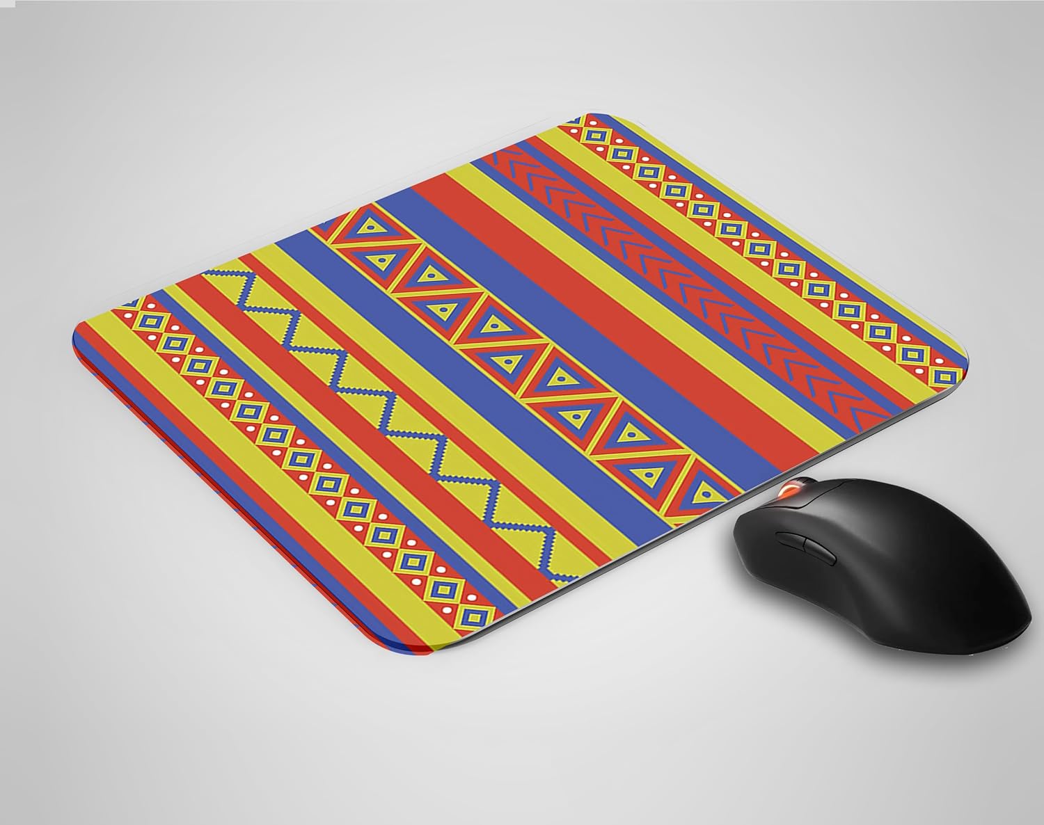 MatBlack Traditional Stripes Mandala Pattern 4 Designer Mousepad for Laptop/Computer (Gaming Mouse Pad | Ultra Slim | Waterproof Surface | Non-Slip Rubber Base) MatBlack Traditional Stripes Mandala Pattern 4 Designer Mousepad for Laptop/Computer (Gaming Mouse Pad | Ultra Slim | Waterproof Surface | Non-Slip Rubber Base)