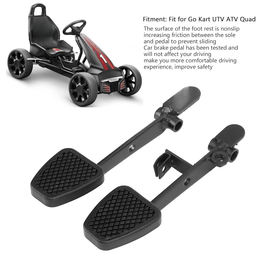 Go Kart Pu00e9dales Avec Cu00e2ble D'accu00e9lu00e9rateur 71, Go Cart Pu00e9dale D'accu00e9lu00e9rateur De Frein Avec Ressorts De Retour Pour Road Rocket, Azusa Fun Kart Carter Radio Flyer Kart Cart Racing Drift Trike