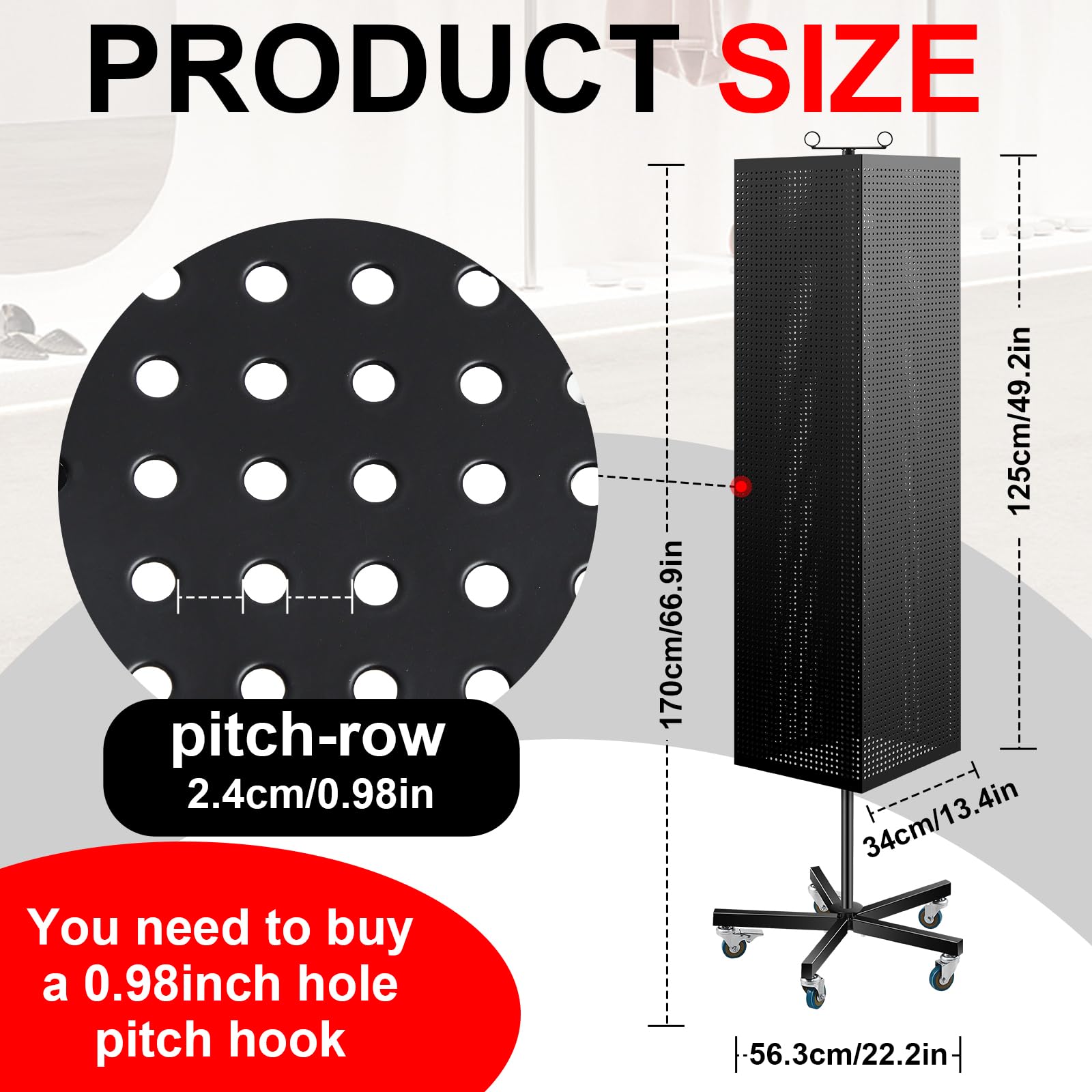 Pegboard Spinner Display