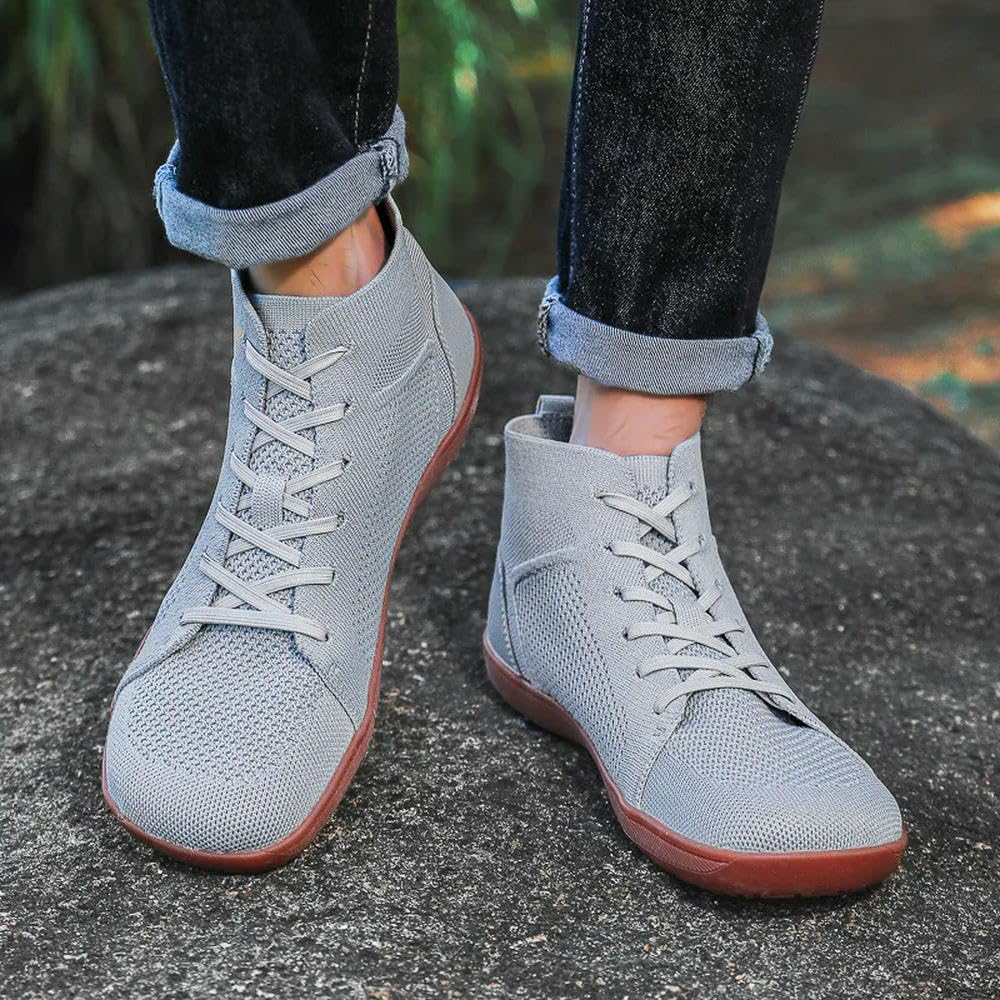 QXDZSW - Scarpe da ginnastica da uomo con punta larga, in rete, traspiranti, casual, alte e leggere, per ciclismo, sport e passeggiate, 2505 Nero, 41 1/3 EU