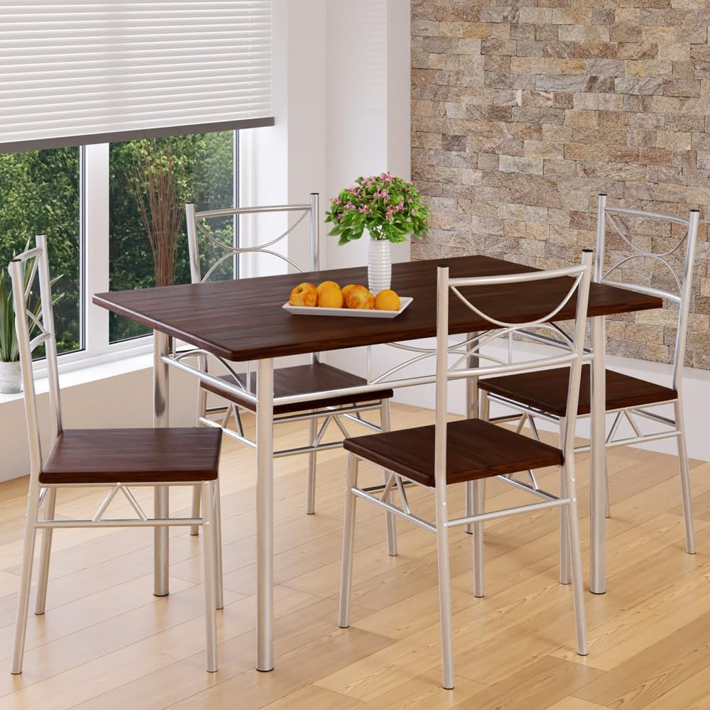 Casaria Paul dining set in a modern kitchen setting