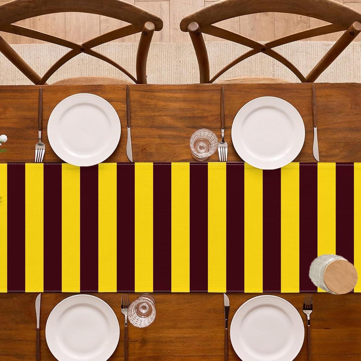 Wizard Table Runner Magical Themed Party Decoration for Halloween Birthday Kids Dining Room Home Kitchen Island Decor - Image 6