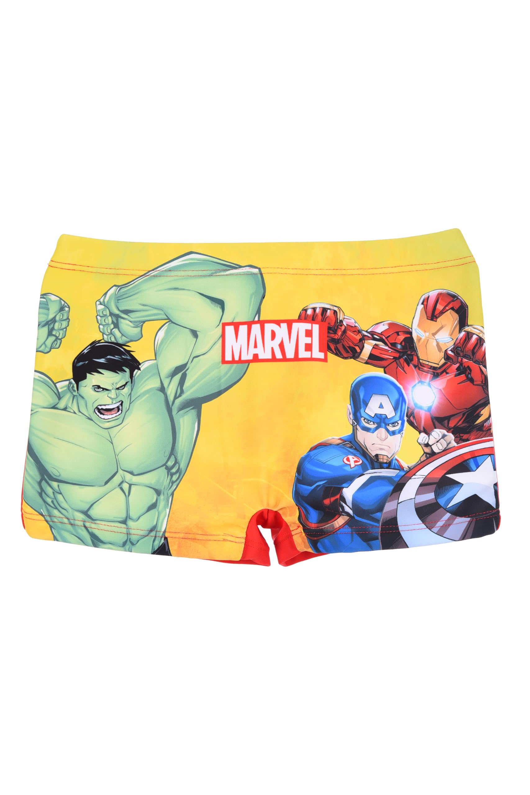Marvel Avengers Costume da Bagno Boxer per Bambini e Ragazzi, Pantaloncini per Mare e Piscina con Supereroi Hulk Captain America Iron Man