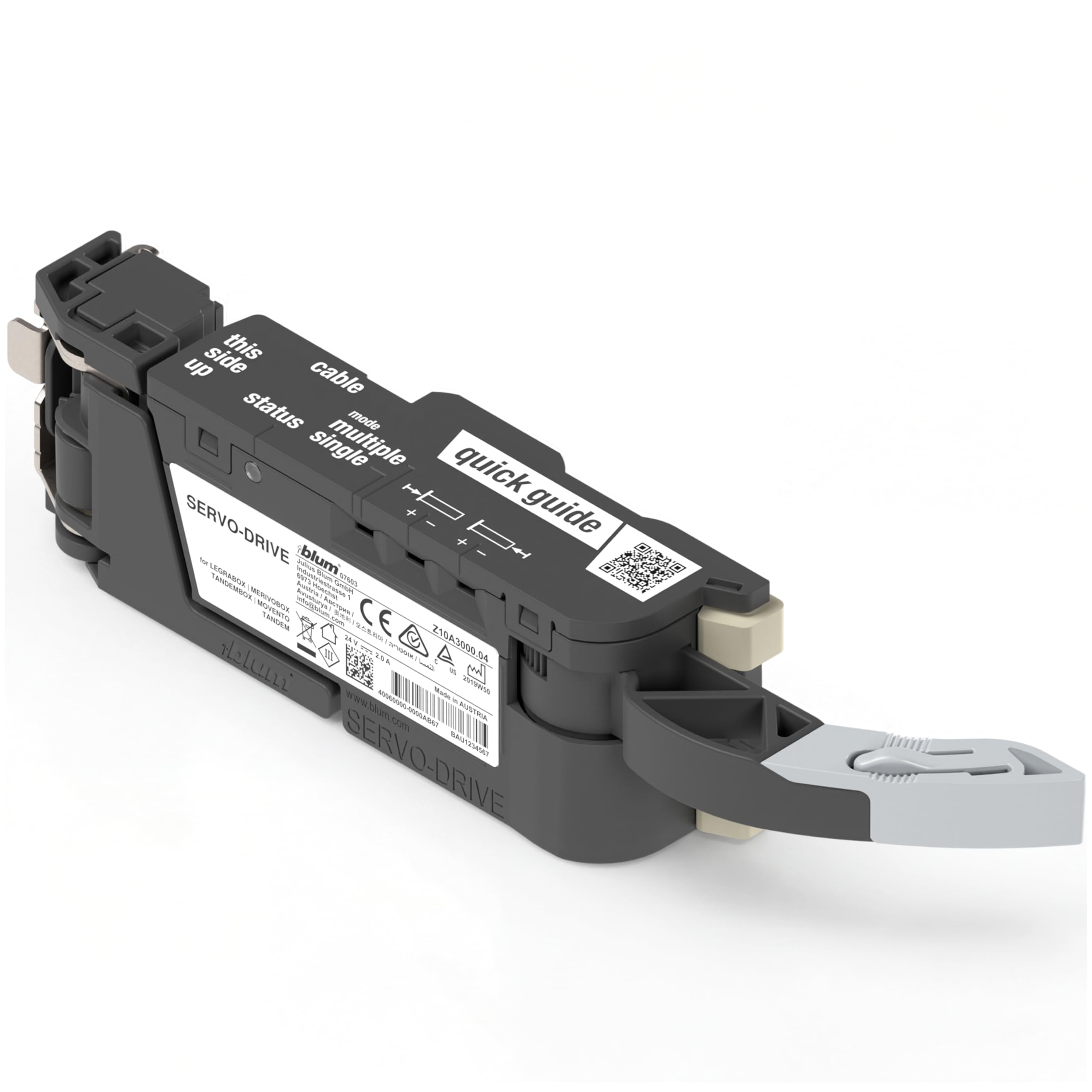 Unità motrice SERVO-DRIVE Blum I Sistema automatico di apertura di cassetti, cassettoni e telai ad estrazione I Lusso residenziale