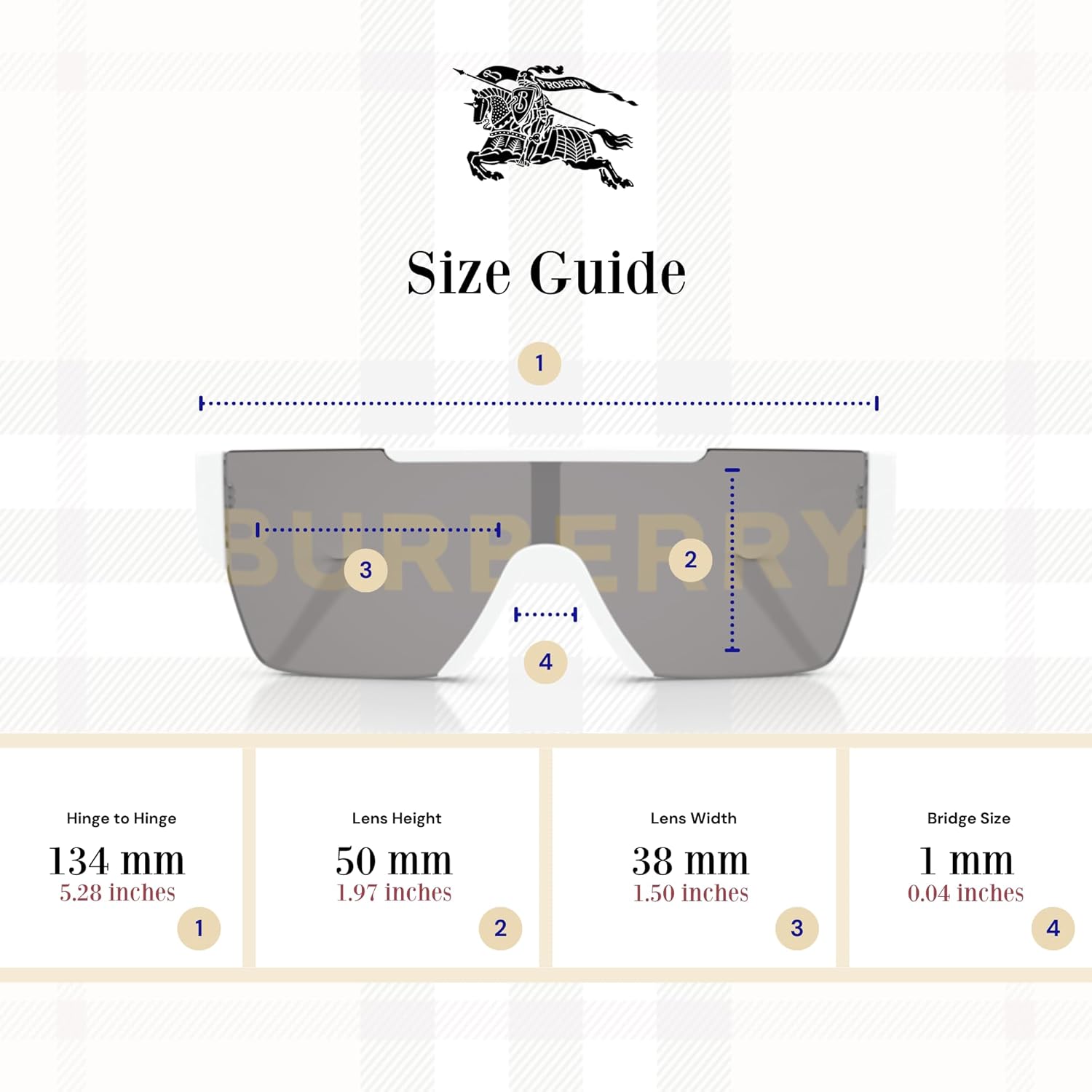 BURBERRY BE4291 Rectangle Sunglasses for Men + BUNDLE with Designer iWear Eyewear Kit - Image 4