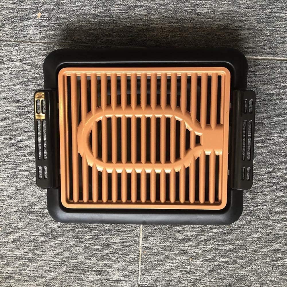 Mokeless Indoor Electric Grill Portable Korean Barbecue Electric-Griddles with Removable Nonstick Griddle Plate